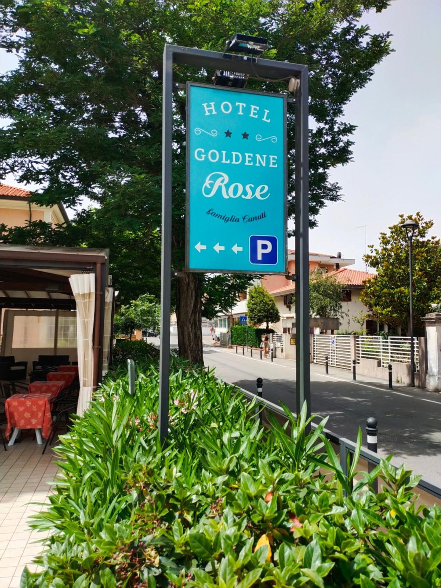 Hotel Goldene Rose Римини Экстерьер фото